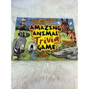 Amazing Animal Trivia Game Board Game Family Kids GUC